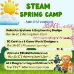 STEAM Spring camp 2026