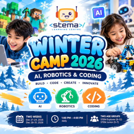 Ai, robotics, coding winter camp 2026-STEMA Learning