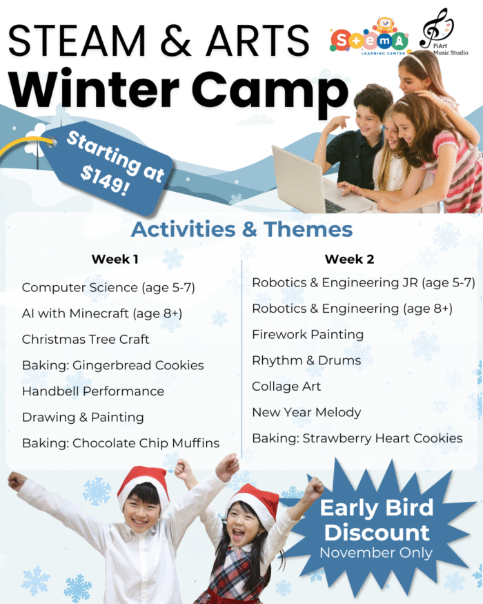 Winter STEM camp-Robotics, coding