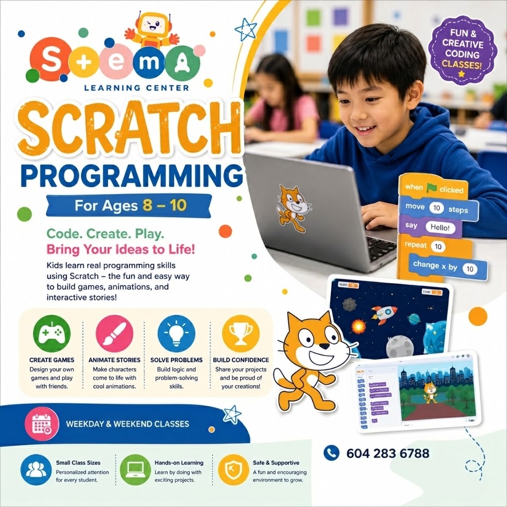 Animation Studio: Storytelling with Scratch (Ages 7-10)